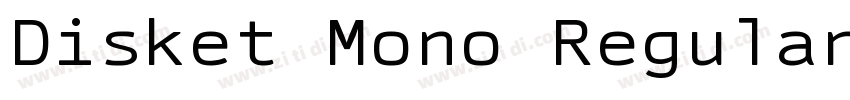 Disket Mono Regular字体转换